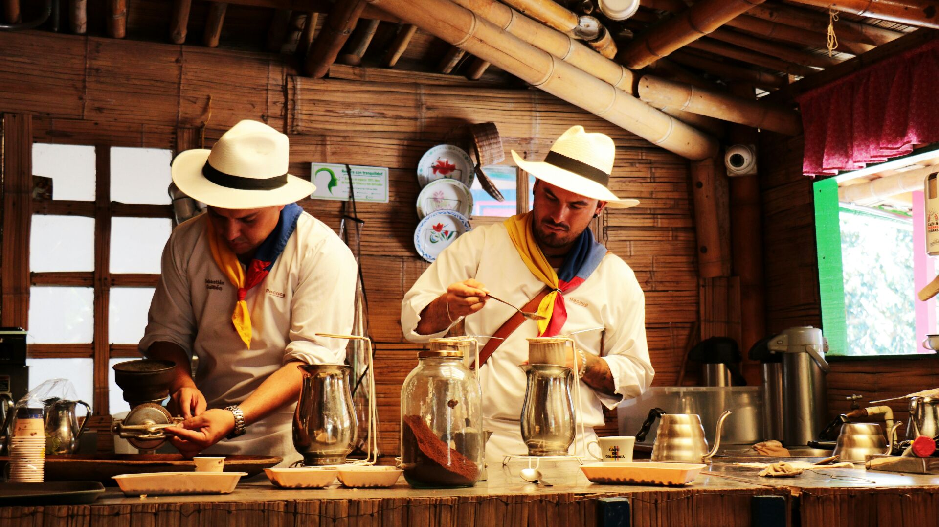 Private coffee estate ritual