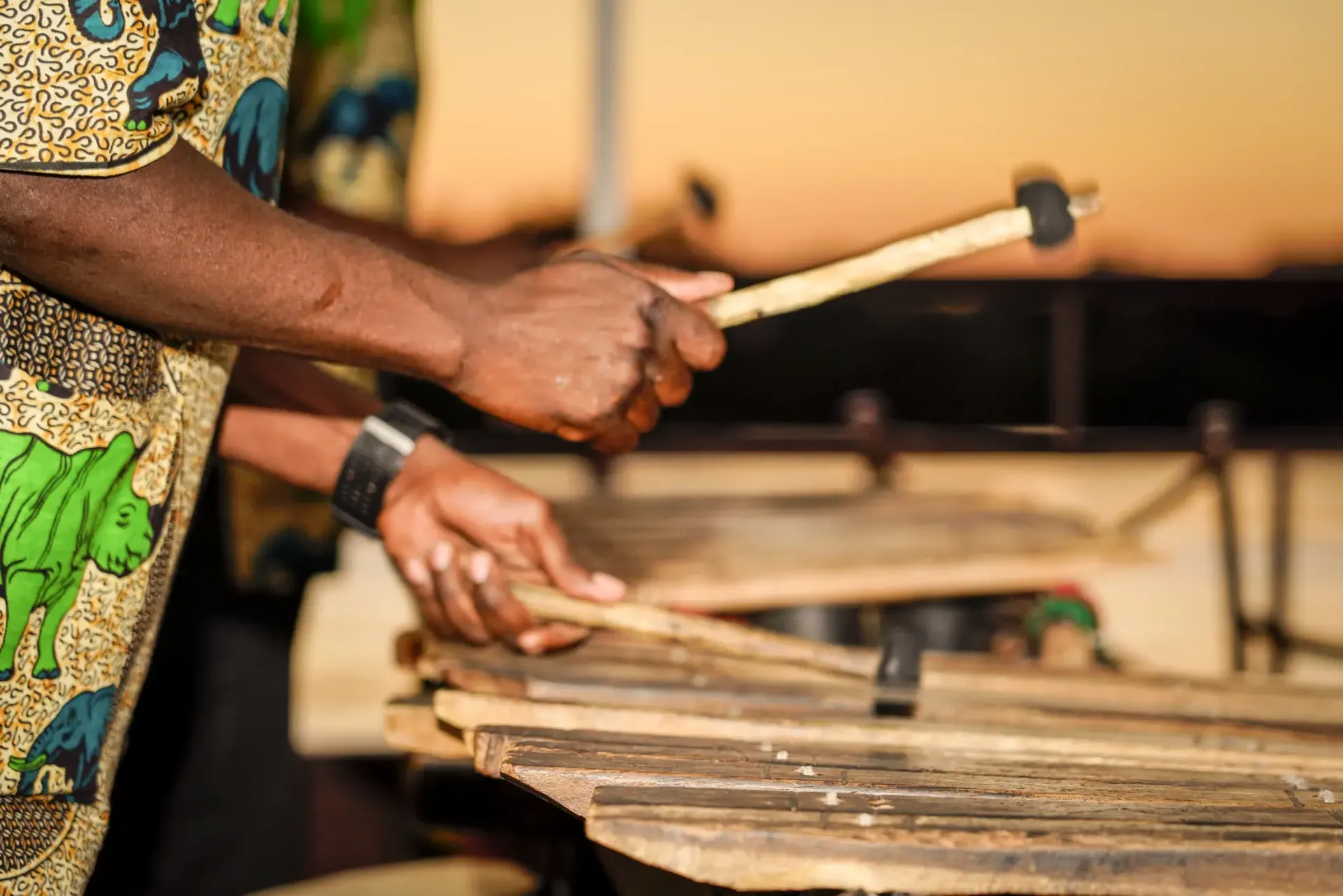Marimba de chonta at Festival Petronio Álvarez